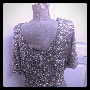 Vince. Sequin topper - perfect for formal or date!